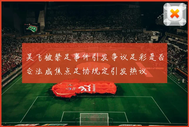 吴飞被禁足事件引发争议足彩是否合法成焦点足协规定引发热议